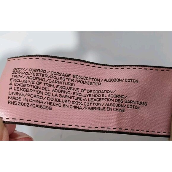 Juicy Couture Bag Y2K Velvet Black 2002 CA16396 (Royal Juicy) Baguette Embrodry - Picture 12 of 14